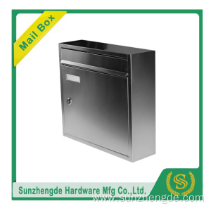 high quality outdoor galvanised steel mailbox letter box